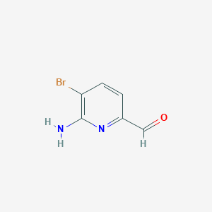 molecular formula C6H5BrN2O B1512337 6-Amino-5-bromopicolinaldehyde CAS No. 615568-65-5