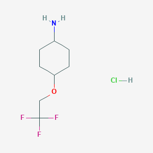 trans-4-(2,2,2-Trifluoro-ethoxy)-cyclohexylamine hydrochloride