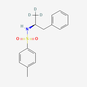 molecular formula C16H19NO2S B1512341 4-Methyl-N-[(2S)-1,1,1-trideuterio-3-phenylpropan-2-yl]benzenesulfonamide CAS No. 63386-42-5