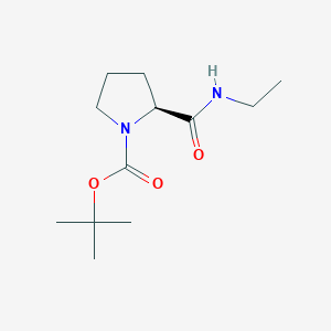 molecular formula C12H22N2O3 B15123424 Boc-Pro-NHEt 