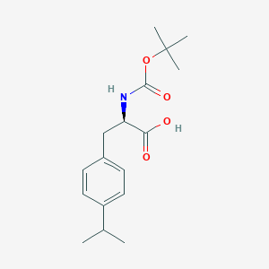 molecular formula C17H25NO4 B1512347 (2R)-2-[(Tert-butoxy)carbonylamino]-3-[4-(methylethyl)phenyl]propanoic acid 