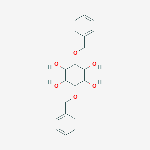 molecular formula C20H24O6 B15123478 3,6-Bis(benzyloxy)cyclohexane-1,2,4,5-tetrol CAS No. 99782-78-2