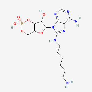 molecular formula C16H26N7O6P B15123496 8-AHA-cAMP 