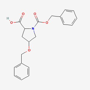 4-Phenylmethoxy-1-phenylmethoxycarbonylpyrrolidine-2-carboxylic acid