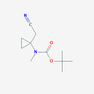 N-[1-(Cyanomethyl)cyclopropyl]-N-methyl-, 1,1-dimethylethyl ester