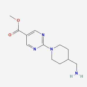 Methyl 2-(4-(aminomethyl)piperidin-1-yl)pyrimidine-5-carboxylate