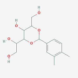 1-[2-(3,4-Dimethylphenyl)-5-hydroxy-6-(hydroxymethyl)-1,3-dioxan-4-yl]ethane-1,2-diol