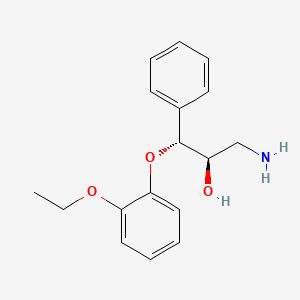 (R*,R*)-3-Amino-1-(2-ethoxyphenoxy)-1-phenylpropan-2-OL