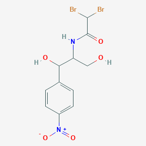 Acetamide, 2,2-dibromo-N-[2-hydroxy-1-(hydroxymethyl)-2-(4-nitrophenyl)ethyl]-