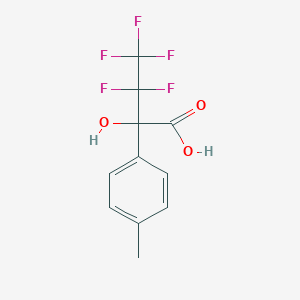 3,3,4,4,4-Pentafluoro-2-hydroxy-2-(P-tolyl)-butyric acid