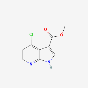 molecular formula C9H7ClN2O2 B1512373 Methyl 4-chloro-1H-pyrrolo[2,3-b]pyridine-3-carboxylate CAS No. 1234616-82-0