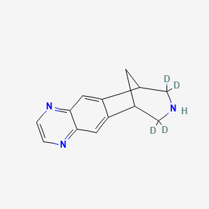 molecular formula C13H13N3 B1512377 7,8,9,10-tetrahydro-6H-6,10-methanoazepino[4,5-g]quinoxaline-7,7,9,9-d4 CAS No. 2183239-01-0