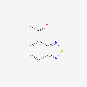 molecular formula C8H6N2OS B1512383 1-(Benzo[c][1,2,5]thiadiazol-4-yl)ethanone CAS No. 933690-90-5
