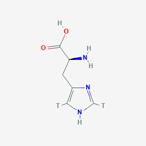 molecular formula C6H9N3O2 B1512393 L-Histidine-2,5-3H 
