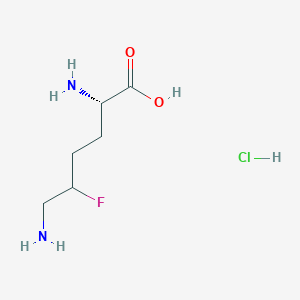 molecular formula C6H14ClFN2O2 B1512404 DL-5-Fluorolysine hydrochloride 