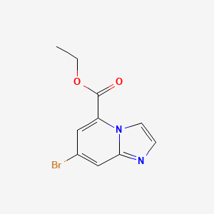 molecular formula C10H9BrN2O2 B1512405 Ethyl 7-bromoimidazo[1,2-a]pyridine-5-carboxylate CAS No. 1192015-16-9