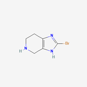 molecular formula C6H8BrN3 B1512410 2-Bromo-4,5,6,7-tetrahydro-3H-imidazo[4,5-C]pyridine 