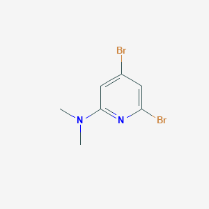 molecular formula C7H8Br2N2 B1512416 4,6-Dibromo-N,N-dimethylpyridin-2-amine CAS No. 231287-38-0
