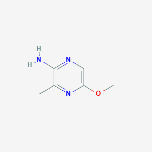 molecular formula C6H9N3O B1512419 5-Methoxy-3-methylpyrazin-2-amine CAS No. 1435953-98-2