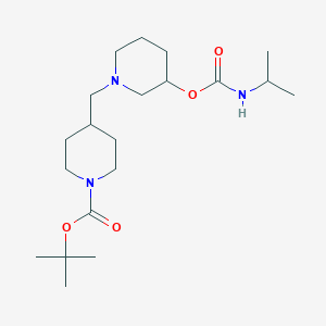 molecular formula C20H37N3O4 B1512421 1-Boc-4-(3-Isopropylcarbamoyloxypiperidin-1-ylmethyl)piperidine 