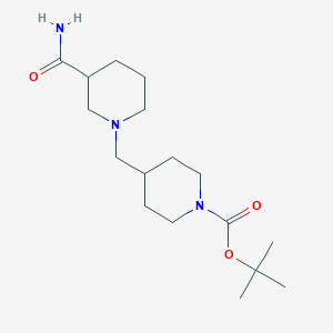 molecular formula C17H31N3O3 B1512423 1-Boc-4-(3-Carbamoylpiperidin-1-ylmethyl)piperidine 