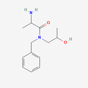 molecular formula C13H20N2O2 B15124258 2-amino-N-benzyl-N-(2-hydroxypropyl)propanamide 