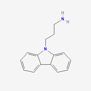 molecular formula C15H16N2 B15124305 3-(9H-Carbazol-9-YL)propan-1-amine 