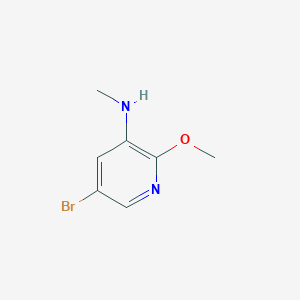 molecular formula C7H9BrN2O B1512433 5-Bromo-2-methoxy-N-methylpyridin-3-amine 