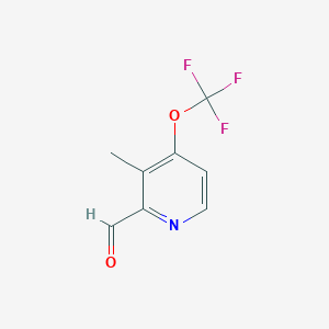 molecular formula C8H6F3NO2 B1512434 3-Methyl-4-trifluoromethoxy-pyridine-2-carbaldehyde 