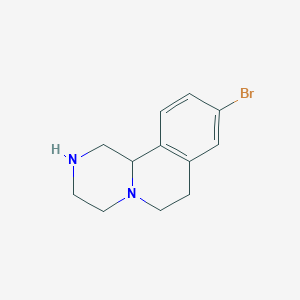 molecular formula C12H15BrN2 B1512445 9-bromo-1,3,4,6,7,11b-hexahydro-2H-Pyrazino[2,1-a]isoquinoline 