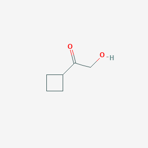 molecular formula C6H10O2 B15124509 1-Cyclobutyl-2-hydroxyethanone 