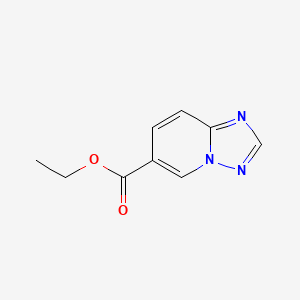 molecular formula C9H9N3O2 B15124522 Ethyl [1,2,4]triazolo[1,5-a]pyridine-6-carboxylate 