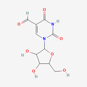 1-[3,4-Dihydroxy-5-(hydroxymethyl)oxolan-2-yl]-2,4-dioxopyrimidine-5-carbaldehyde