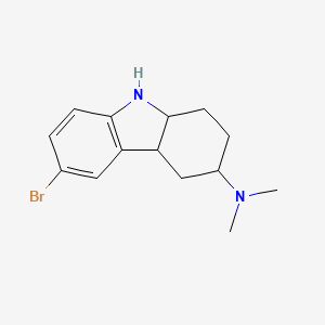 molecular formula C14H19BrN2 B1512478 (6-Bromo-2,3,4,4A,9,9A-hexahydro-1H-carbazol-3-YL)-dimethyl-amine 