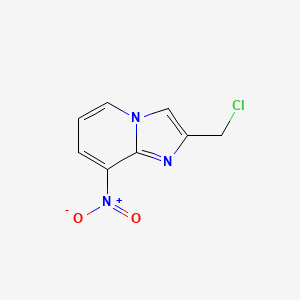 2-(Chloromethyl)-8-nitroimidazo[1,2-A]pyridine