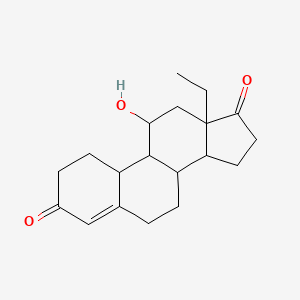 molecular formula C19H26O3 B15124836 11A-Hydroxy-18-methyl-estr-4-ene-3,17-dione 