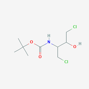 tert-butyl N-(1,4-dichloro-3-hydroxybutan-2-yl)carbamate