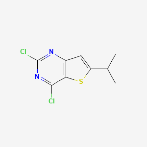 2,4-Dichloro-6-isopropylthieno[3,2-d]pyrimidine