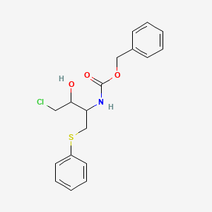 (2S,3R)-3-(N-benzyloxycarbonyl)-amino-1-chloro-4-phenylthiobutan-2-ol