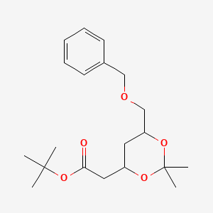 Tert-butyl 2-[2,2-dimethyl-6-(phenylmethoxymethyl)-1,3-dioxan-4-yl]acetate