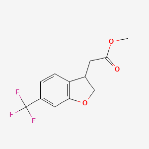 Methyl 6-(Trifluoromethyl)-2,3-dihydrobenzofuran-3-acetate