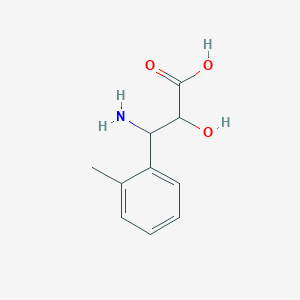 3-Amino-2-hydroxy-3-(2-methylphenyl)propanoic acid