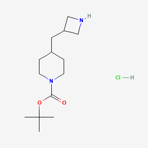 Tert-butyl 4-(azetidin-3-ylmethyl)piperidine-1-carboxylate hydrochloride