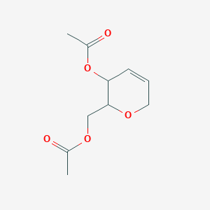 (3-Acetoxy-3,6-dihydro-2H-pyran-2-yl)methyl acetate