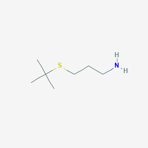 1-Propanamine, 3-[(1,1-dimethylethyl)thio]-