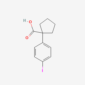 1-(4-Iodophenyl)cyclopentanecarboxylic acid