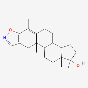 2,3,3a,3b,4,5,10,10a,10b,11,12,12a-Dodecahydro-1,6,10a,12a-tetraMethyl-1H-cyclopenta[7,8]phenanthro[3,2-d]isoxazol-1-ol