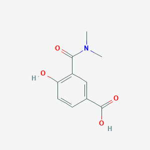 molecular formula C10H11NO4 B1512527 3-(Dimethylcarbamoyl)-4-hydroxybenzoic acid 