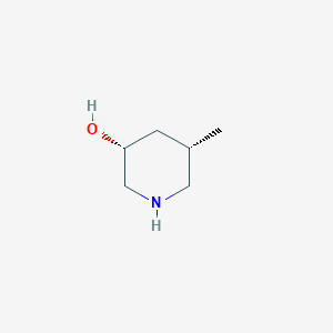 molecular formula C6H13NO B15125280 (3R,5S)-5-methylpiperidin-3-ol 