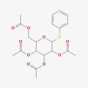 B151253 (2R,3R,4S,5R,6S)-2-(Acetoxymethyl)-6-(phenylthio)tetrahydro-2H-pyran-3,4,5-triyl triacetate CAS No. 23661-28-1